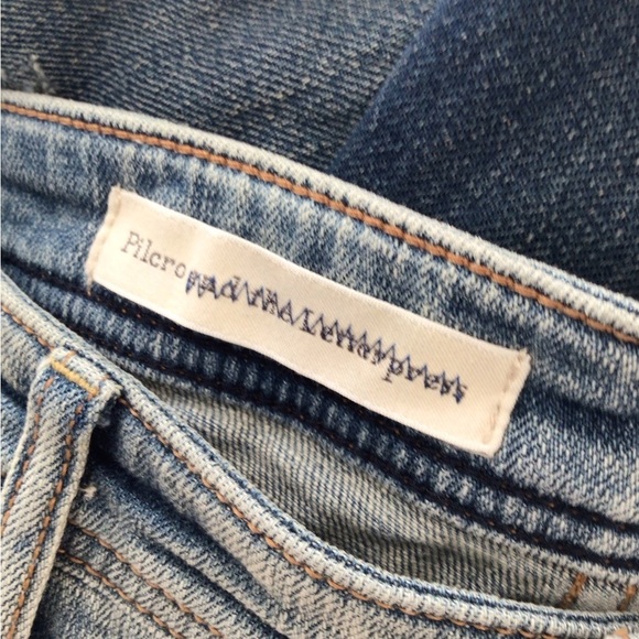 Anthropologie Pilcro & the Letterpress denim Jean shorts women 32 distressed - Picture 4 of 8